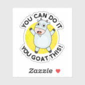 この動物のフンをヤギおもしろいで打てよ シール (シート)