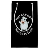 この動物のフンをヤギおもしろいで打てよ スモールペーパーバッグ (正面)