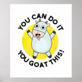 この動物のフンをヤギおもしろいで打てよ ポスター (正面)