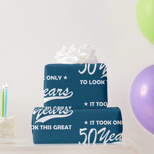 この包みを見るのに50年しかかか素晴らしらない ラッピングペーパー