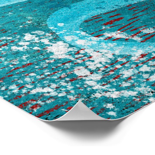 この卵はポスターウォールアートを泳ぐかもしれない ポスター (角)