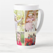 この叔母は引用文写真カスタムコラージュに属している カフェラテマグ (右アングル)