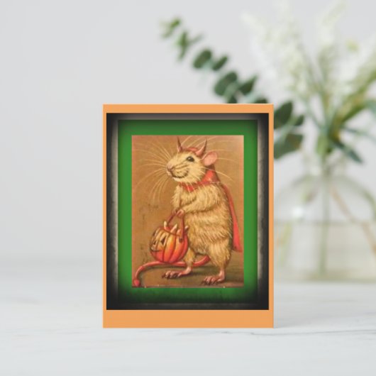 この古いネズミ ポストカード (スタンド正面)