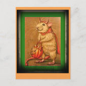 この古いネズミ ポストカード (正面)