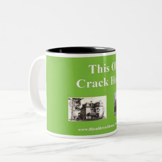 この古い一流の家のマグ ツートーンマグカップ (正面左)