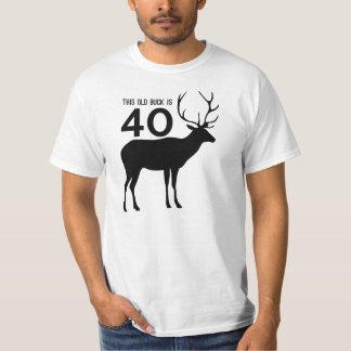 この古い木びき台は40です Tシャツ