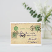 この古い筆跡を解読できますか？ ポストカード (スタンド正面)