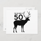 この古い金は50だ ポストカード (正面/裏面)