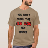 この古教えい犬の新しいトリックは不可能 Tシャツ (正面)