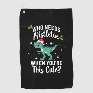 この可愛いクリスマがあなたは必要な人 ゴルフタオル