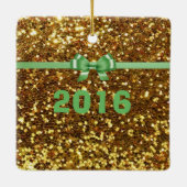 この可愛いクリスマスフレームをパーソナライズオーナメント セラミックオーナメント (裏面)