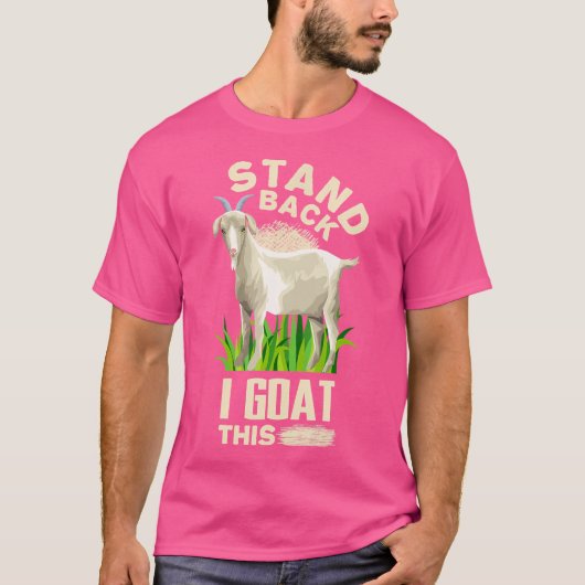 この可愛いヤギに戻る Tシャツ (正面)