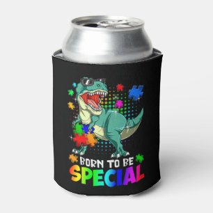 この可愛い生まれTレックスパズルDin 缶クーラー