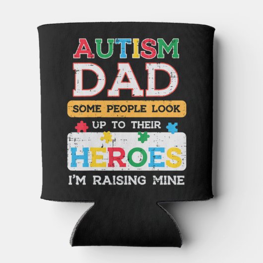 この可愛い自閉症のパパヒーローIm Raise Mine T 缶クーラー (裏面)