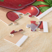 この可愛らしい休日魔法に寄り添う ジグソーパズル (側面)