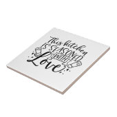 この台所は愛で味付けされている      タイル (側面)