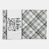 この台所は愛情で味付けされている キッチンタオル (横)