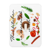 この台所は愛情で味付けされている マグネット (縦)