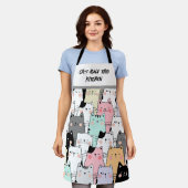 この台所は猫が支配する エプロン (着用した状態)