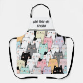 この台所は猫が支配する エプロン (正面)