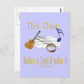 この合唱団は楽しい音を出す ポストカード (正面/裏面)