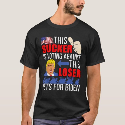 この吸盤は、この負のベットに対して投票している Tシャツ (正面)