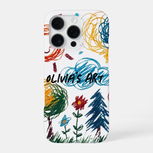 この商品にあなたの子供の作品を追加 iPhoneケース (裏面)