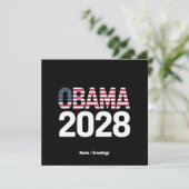 この問題を解決しよう、オバマ大統領2028 招待状 (スタンド正面)