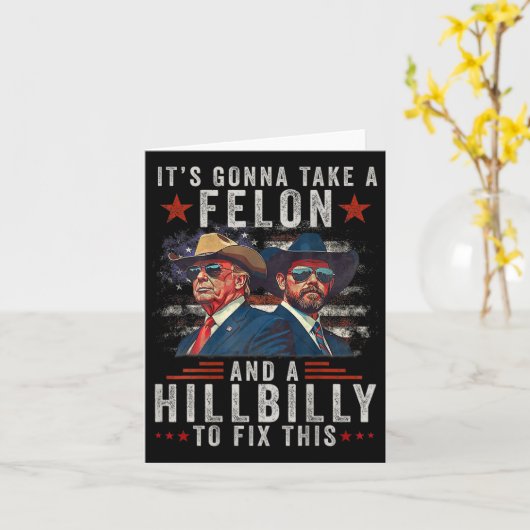 この問題を解決するにはフェロンと丘の上で行く カード (黄色い花)