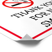 この喫煙に建物なし ポスター (角)