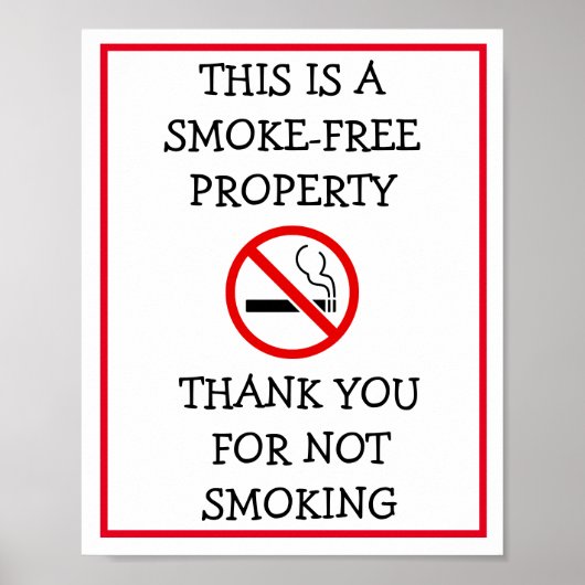 この喫煙に建物なし ポスター (正面)