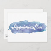 この国のはがきに差別なし ポストカード (正面/裏面)