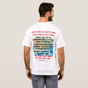 この土地は君の土地だ。 Tシャツ