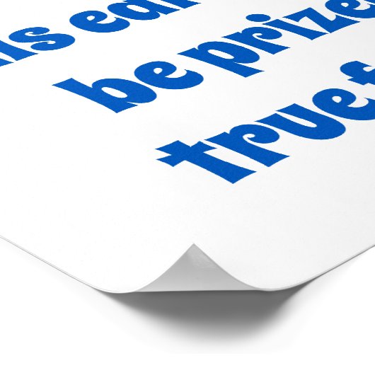 この地上に何もない – 友情引用文 ポスター (角)