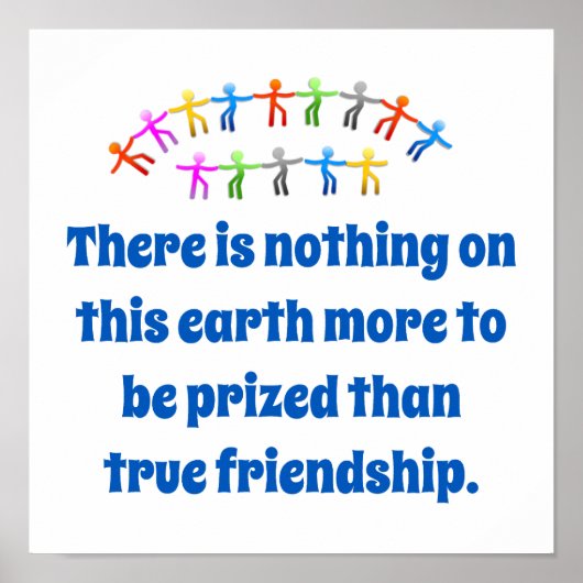 この地上に何もない – 友情引用文 ポスター (正面)