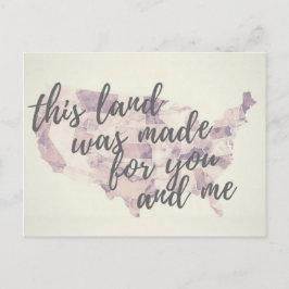 この地愛国的な抗議書 ポストカード