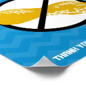 この城は騎士の看板に守られてピーナッツ無料 ポスター (角)