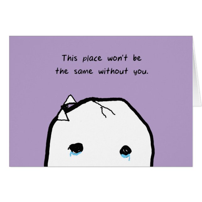 この場所はあなたなしでは同じカードではないです (正面横)