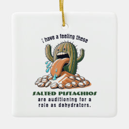 この塩感じ入りピスタチオは監査だ セラミックオーナメント