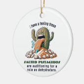 この塩感じ入りピスタチオは監査だ セラミックオーナメント (左)