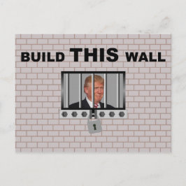 この壁を建てる/アンチトランプ ポストカード