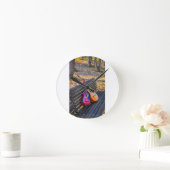 この壁時計は家で良い贈り物になることができる。 ラウンド壁時計 (ホーム)