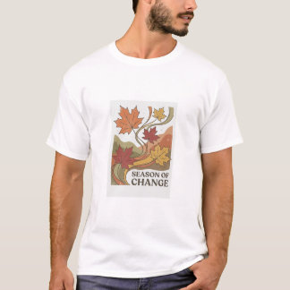 この変化の季節で感じるほっこりとした秋の気配 Tシャツ