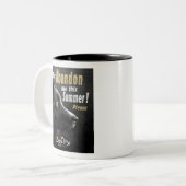 この夏に私を見捨てない – 犬の保護 ツートーンマグカップ (正面左)