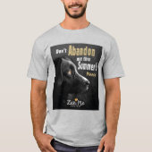 この夏に私を見捨てない – 犬の保護 Tシャツ (正面)