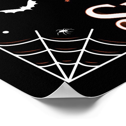 この夜のポスタ不気味ー24x24に注意 ポスター (角)