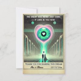 💌 「この夢を分かち合ってくれてありがとう」 Weirdcore サンキューカード