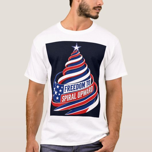 この大胆な愛国 Tシャツ (正面)