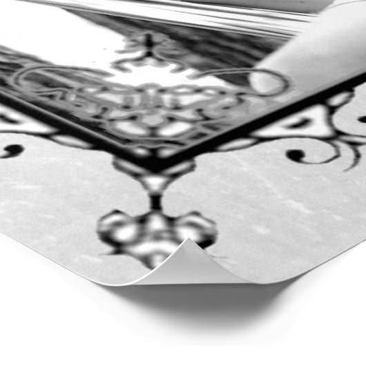 この大規模な家族の写真ポスターに写真を追加 ポスター (角)