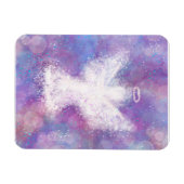 この天使を送って見守る マグネット (横)